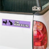 ICH BIN BISEXUAL -.png Autoaufkleber (Auf Lkw)