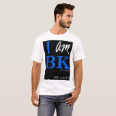 Ich bin BK - Schwarz-Blau - Männer T-Shirt (Vorne ganz)