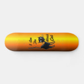 Ich bin Black Cat Skateboard (Horizontal)