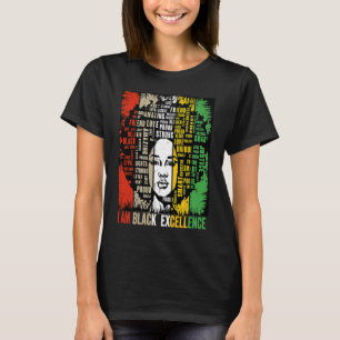 Ich bin Black Excellence Melanin Women Black Month T-Shirt