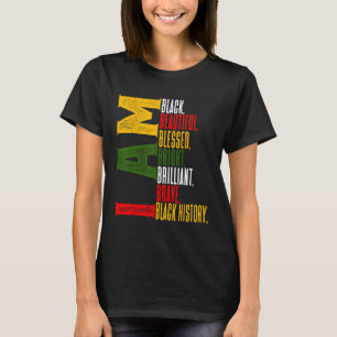 Ich BIN Black History African American Unapologeti T-Shirt
