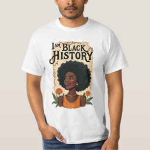 Ich bin Black History Afro Hair T - Shirt - Celebr