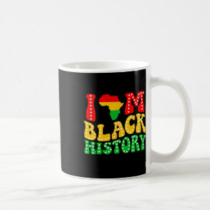 Ich bin Black History Black History Montag Afrikan Kaffeetasse