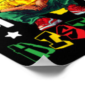 Ich bin Black History Black King Sungles Kinder Kl Poster (Ecke)