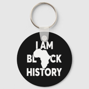 Ich bin Black History Black Lives Matter Schlüsselanhänger