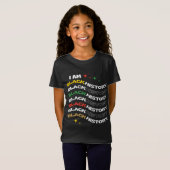 Ich bin Black History Kids T - Shirt (Vorne ganz)