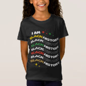 Ich bin Black History Kids T - Shirt (Vorderseite)