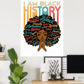 Ich bin Black History Poster (Heimbüro)