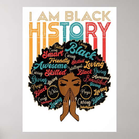 Ich bin Black History Poster (Vorne)