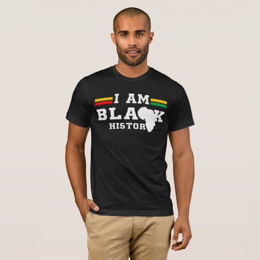 Ich bin Black History Shirt (Vorne ganz)