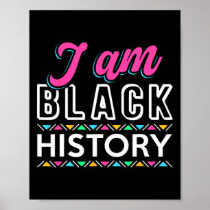 Ich bin Black History Shirt Black History Month Af Poster