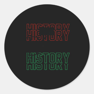 Ich bin Black History Shirt Black History Month Af Runder Aufkleber