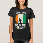 Ich bin Black Irish St Patrick's Day, Afrikanische T-Shirt (Vorderseite)