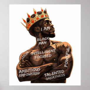 Ich bin Black Man Poster