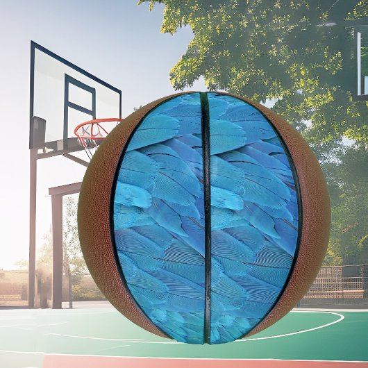 Ich bin blau - Macaw Federn Basketball