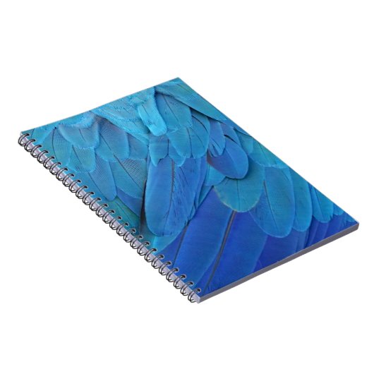 Ich bin blau - Macaw Federn Notizblock (Rechte Seite)