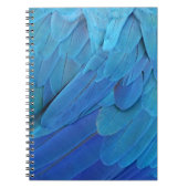 Ich bin blau - Macaw Federn Notizblock (Vorderseite)