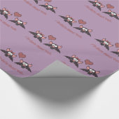 Ich bin böse über dich! geschenkpapier (Ecke)