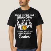 Ich bin Bowling Opa T-Shirt (Vorderseite)