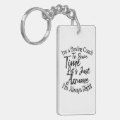 Ich bin Bowling-Trainer, um Zeit Retten. Nehmen wi Schlüsselanhänger (Vorderseite links)