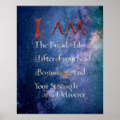 ICH BIN BREAD, LIFTER, STÄRKE, LIEFERGOTT-Poster Poster (Vorne)