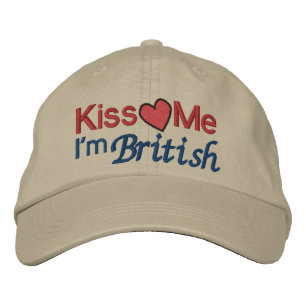 Ich bin Brite von SRF Bestickte Baseballkappe