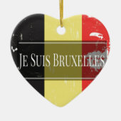 Ich bin Brüssel (Je Juis Bruxelles) Keramikornament (Vorne)