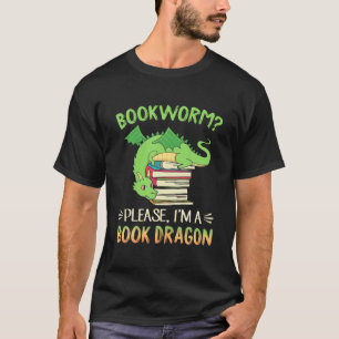 Ich bin Buchdrachenbuch-Leser Buch Nerds Buch lese T-Shirt