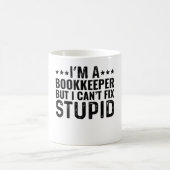 Ich bin Buchhalter, aber ich kann den Dummkopf nic Kaffeetasse (Mittel)