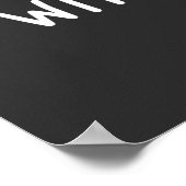 Ich bin Buchhalter Poster (Ecke)