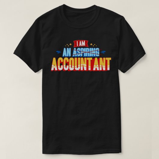 Ich bin Buchhalter T-Shirt (Design vorne)