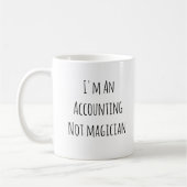 Ich bin Buchhalter und kein Buchhalter Kaffeetasse (Links)