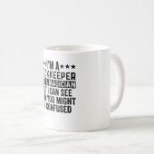 Ich bin Buchhalter und kein Zauberkünstler Kaffeetasse (VorderseiteRechts)