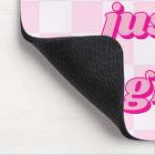 Ich bin buchstäblich nur ein Mädchen in weichem, h Mousepad (Ecke)