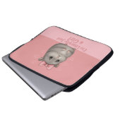 Ich bin buchstäblich nur ein Mädchen Trauriger Ham Laptopschutzhülle (Vorne Knopf)