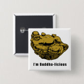 Ich bin Buddha-laizistisch Button (Vorne & Hinten)