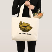 Ich bin Buddha-laizistisch Jumbo Stoffbeutel (Vorderseite (Produkt))