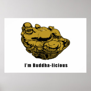 Ich bin Buddha-laizistisch Poster