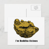 Ich bin Buddha-laizistisch Postkarte (Vorne/Hinten)