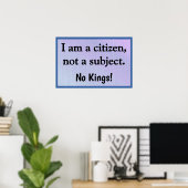 Ich bin Bürger Poster (Heimbüro)