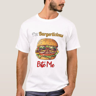 Ich bin Burgerlicious Bite Me T-Shirt