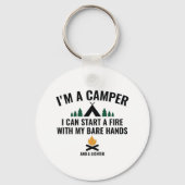 Ich bin Camper Schlüsselanhänger (Vorderseite)