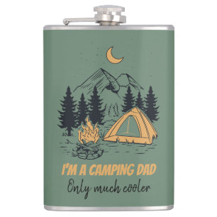 Ich bin Camping Vater - Funny Vatertag Camping Flachmann