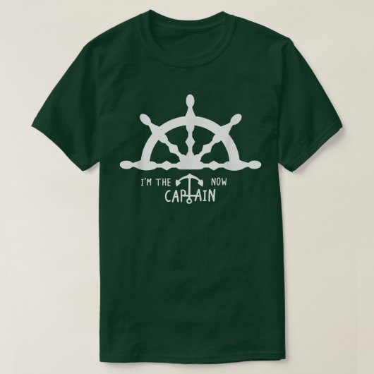 Ich bin Captain Now T Shirt, Funny, Geschenk für M T-Shirt (Design vorne)