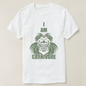 ICH BIN CARNIVORE T-Shirt (Design vorne)