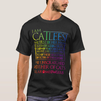 Ich bin Catleesi Mutter der Katzen Lustige Katze v T-Shirt