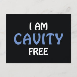 Ich bin Cavity Free Postcard Postkarte
