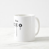 Ich bin CEO Kaffeetasse (VorderseiteRechts)