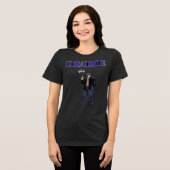 ICH BIN CHAD, ICH BIN NUMMER EINS Tri-Blend SHIRT (Vorderseite voll)