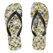 Ich bin Charlie Brown Pattern Badesandalen (Fußbett)